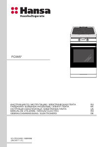 Manual Hansa FCIW58297 Aragaz
