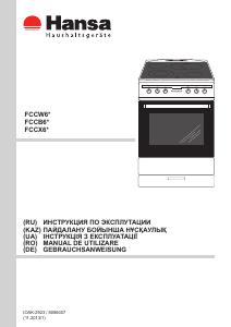 Manual Hansa FCCX68220 Aragaz