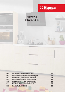 Manual Hansa FK207.4S Combina frigorifica
