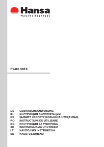 Manual Hansa FY408.3DFX Combina frigorifica