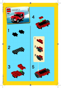 Mode d’emploi Lego set 7803 Creator Jeep