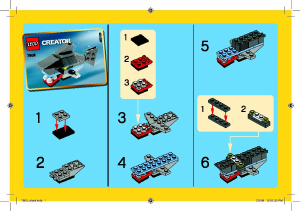 Εγχειρίδιο Lego set 7805 Creator Καρχαρίας
