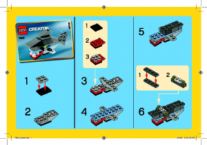 كتيب ليغو set 7805 Creator قرش