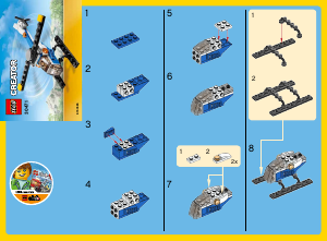 Mode d’emploi Lego set 30471 Creator Hélicoptère