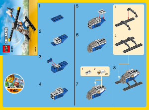 Instrukcja Lego set 30471 Creator Śmigłowiec