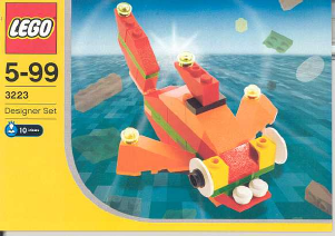 Manual Lego set 3223 Creator Little fish
