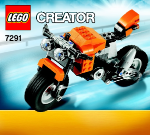 Manual Lego set 7291 Creator Street rebel