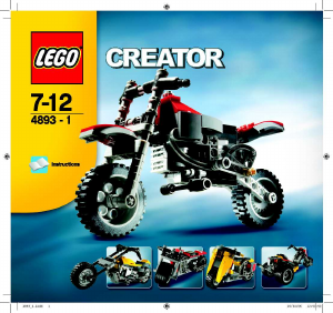 Manual Lego set 4893 Creator Revvin riders