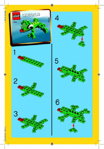 Manual Lego set 7804 Creator Lizard