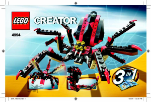 Bedienungsanleitung Lego set 4994 Creator Wilde Kreaturen