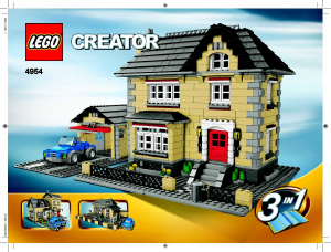 Bruksanvisning Lego set 4954 Creator Hus