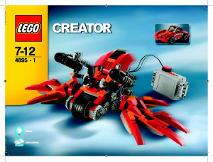 Manual Lego set 4895 Creator Motion power