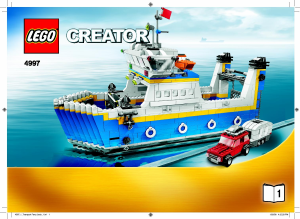 Bedienungsanleitung Lego set 4997 Creator Auto-Fähre