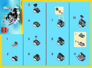 Instrukcja Lego set 30188 Creator Kotek