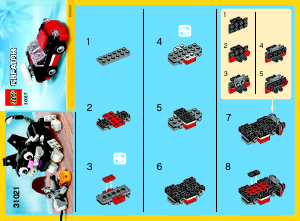Instrukcja Lego set 30187 Creator Samochód wyścigowy