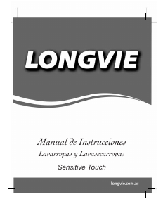 Manual de uso Longvie LS18012 Lavasecadora