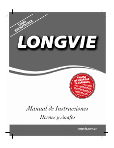 Manual de uso Longvie A2600RXF Placa