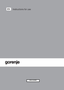 Bruksanvisning Gorenje GW641UX-AU Häll