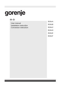 Bruksanvisning Gorenje GW641XUK Häll