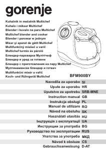 Manual Gorenje BFM900BY Blender