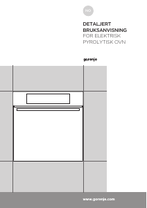 Bruksanvisning Gorenje BOP658A13BG Ovn