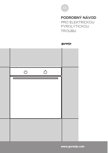 Manuál Gorenje BOP647A12XG Trouba