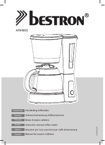 Manual Bestron ARH800 Coffee Machine