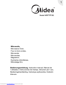 Bedienungsanleitung Midea MM717CKL Mikrowelle