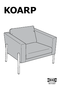 Εγχειρίδιο IKEA KOARP Πολυθρόνα