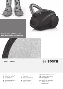 Manual Bosch BGB2UA310 Aspirador