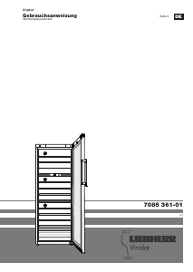 Bedienungsanleitung Liebherr WTes 5872 Weinklimaschrank