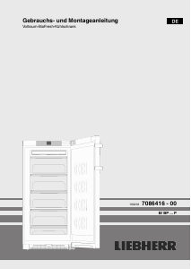 Bedienungsanleitung Liebherr BP 2850 Kühlschrank