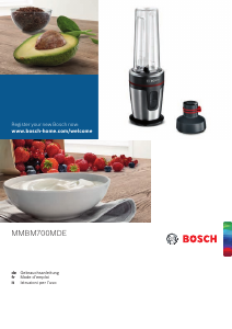 Mode d’emploi Bosch MMBM700MDE Blender