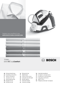 Bruksanvisning Bosch TDS6540 Strykejern