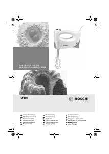 Manual de uso Bosch MFQ3520 Batidora de varillas