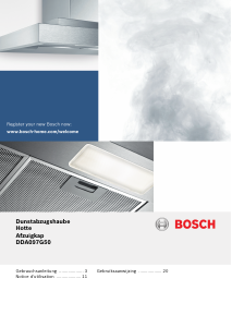 Handleiding Bosch DDA097G50 Afzuigkap