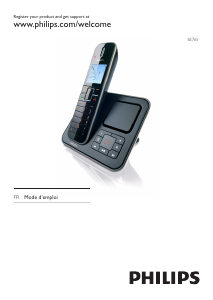 Mode d’emploi Philips SE7652B Téléphone sans fil