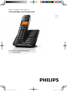 Mode d’emploi Philips SE1753B Téléphone sans fil