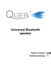Handleiding Quer KOM0807 Luidspreker