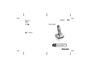 Mode d’emploi Philips DECT1211S Téléphone sans fil