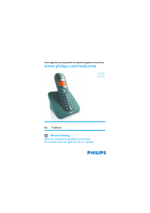 Handleiding Philips SE1503B Draadloze telefoon