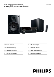 Brugsanvisning Philips DCM713 Stereo sæt