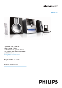 Bruksanvisning Philips WAC3500D Stereosett