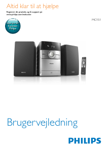 Brugsanvisning Philips MC151 Stereo sæt