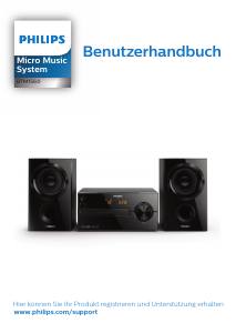 Bedienungsanleitung Philips BTM1560 Stereoanlage