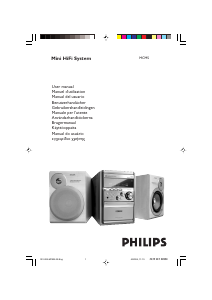 Bruksanvisning Philips MCM5 Stereoanläggning