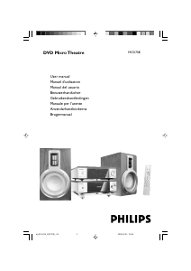 Bruksanvisning Philips MCD708 Stereoanläggning