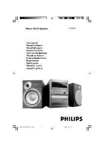 Bruksanvisning Philips MCM510 Stereoanläggning