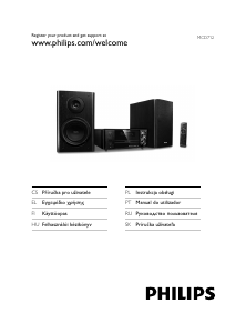 Manual Philips MCD712 Aparelho de som