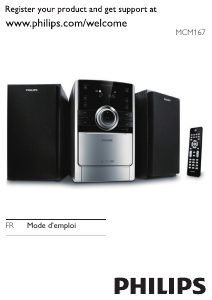 Mode d’emploi Philips MCM167 Stéréo